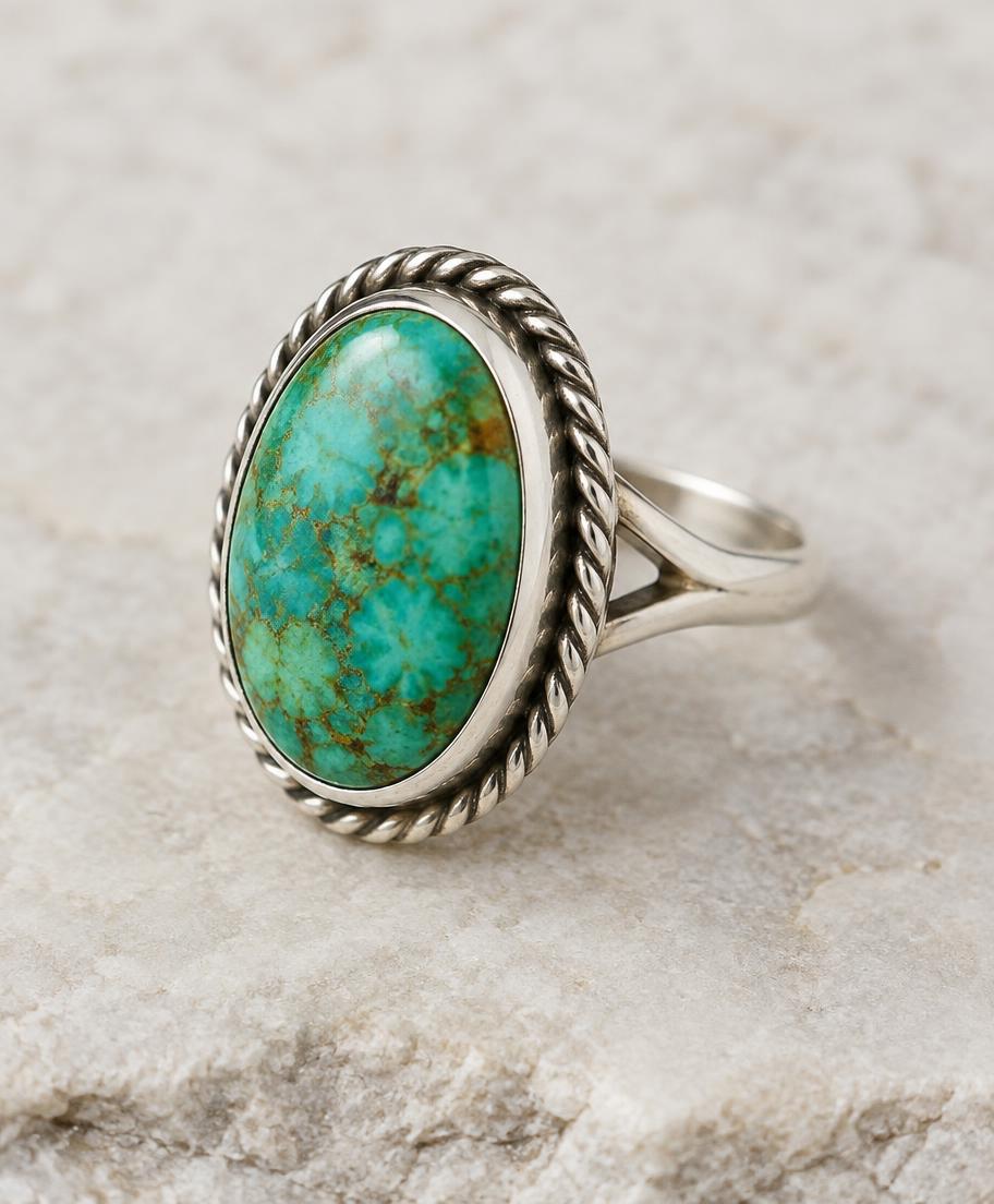 Twisted-Wire Bezel Ring, Royston